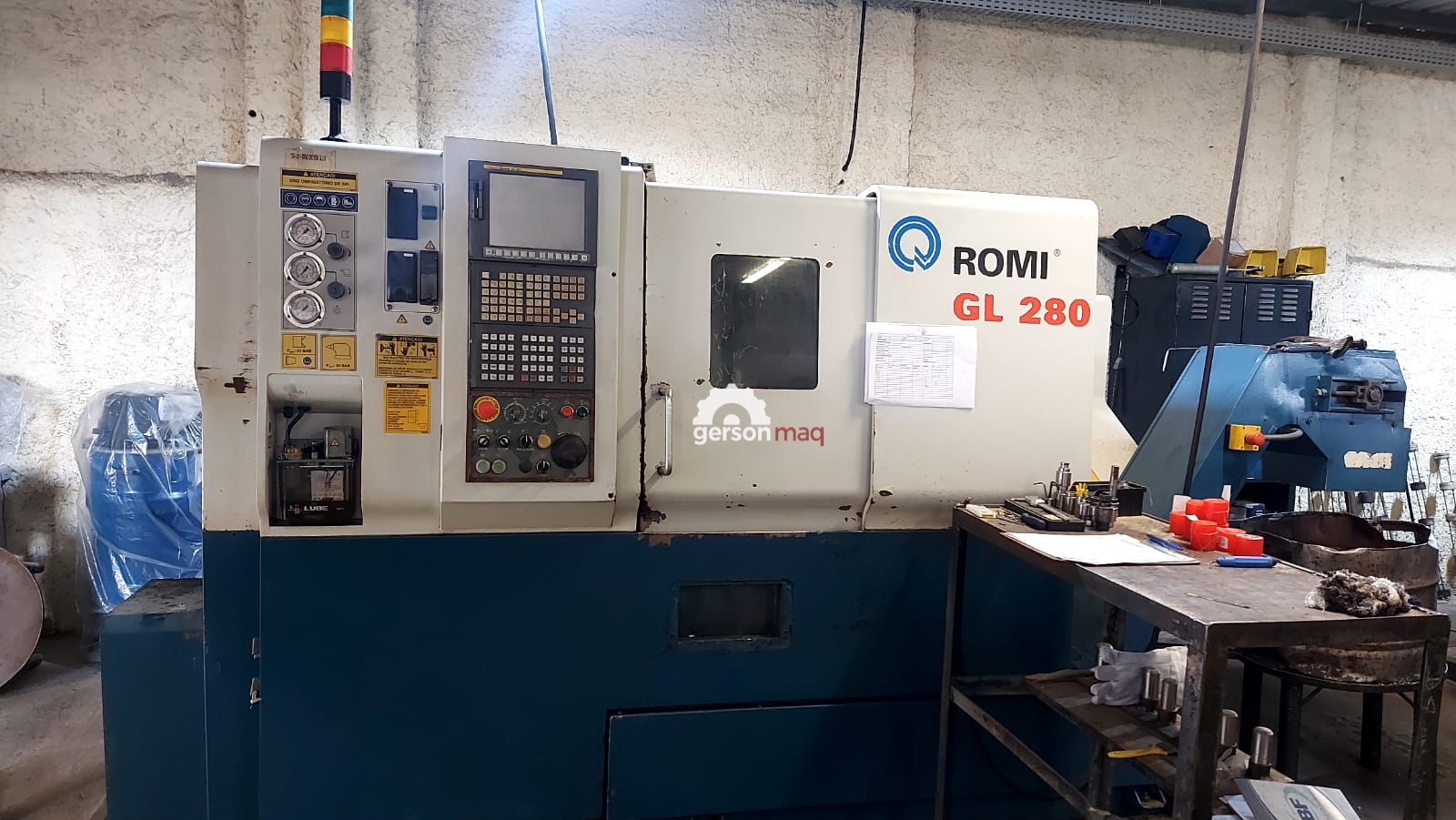 TORNO CNC ROMI GL280 - ANO 2011 - FANUC
